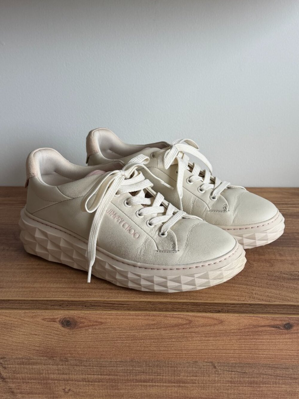 Jimmy Choo x Malbon Golf Shoes Diamond Sneakers